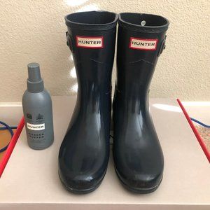 Hunter Women's Boots Size 6 (Navy)